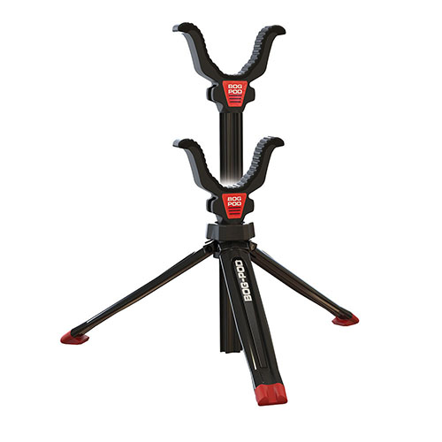 El BOG Rapid Shooting Rest es una plataforma de tiro compacta y portátil, fácil de transportar y montar, que te brinda precisión para tus disparos en caza.