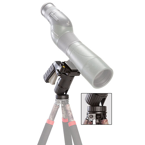 El BOG PCA es un adaptador de cámara con cabezal de bola de agarre tipo pistola para operación con una mano, compatible con BOG-POD® y fácil de usar.