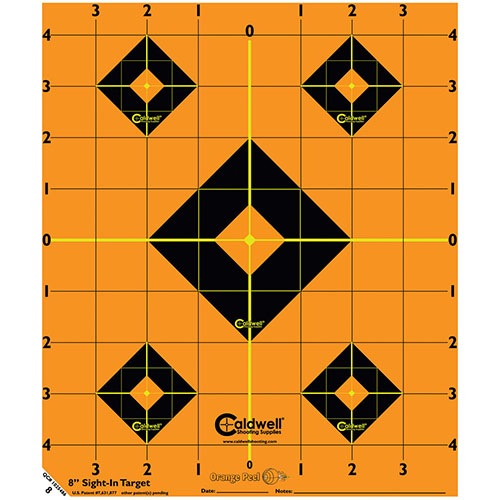 ¡Consigue precisión con los objetivos Caldwell Orange Peel! Su tecnología de doble color te muestra los impactos claramente, incluso a largas distancias.