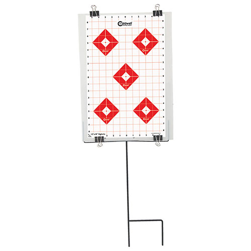 ¡Lleva tu práctica al siguiente nivel con el Caldwell® Ultra Portable Target Stand Kit! Incluye soporte, backer, clamps y objetivos en un solo paquete compacto.