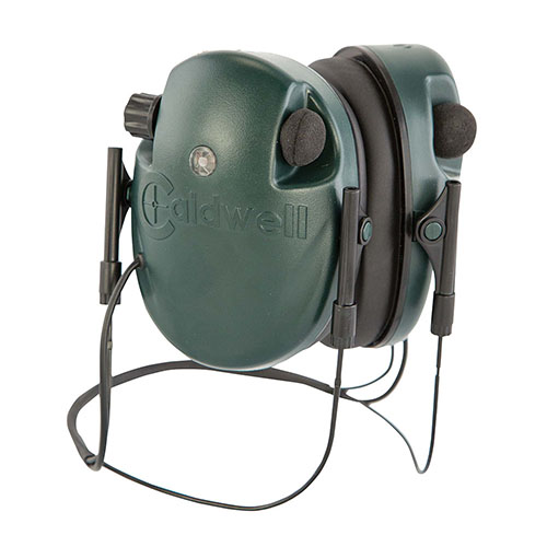 La protección auditiva E-Max® ofrece un diseño bajo, amplifica sonidos hasta 20dB y apaga el audio por encima de 85dB, ideal para tiradores.