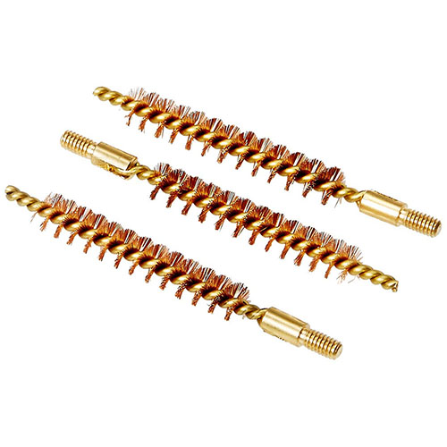 Las brochas Tipton® Best Bore ofrecen 20% más cerdas, son de latón y cumplen con especificaciones militares, ideales para mantener tus armas en óptimas condiciones.