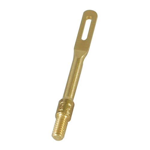Los Tips Ranurados de Latón Sólido Tipton son ideales para limpiar cañones sin dañarlos, son duraderos y específicos para calibres 22 a 29.