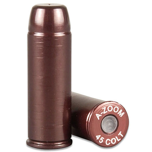 Los Tipton Snap Caps para revólver 45 Colt son ideales para evitar daños al percutor, ajustar el disparador y liberar tensión de los muelles al almacenar tus armas.