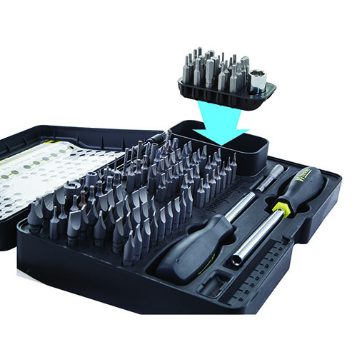Mejora tu caja de herramientas con el set de 21 piezas de Wheeler, que incluye bits Hex y Torx para un ajuste preciso y versatilidad en tus proyectos de gunsmithing.