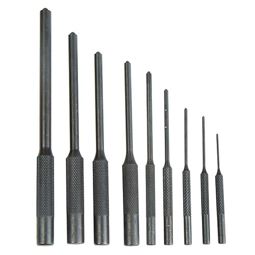 El Set de Master Roll Pin Punch de Wheeler combina un Roll Pin Starter Set y un Ball Profile Pin Punch Set con un martillo de armero, todo en un solo kit completo.