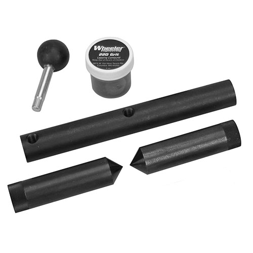 El Kit de Alineación y Lijado de Anillas Wheeler 34mm asegura una alineación perfecta de las anillas, previniendo daños en la mira y frustraciones en el campo.