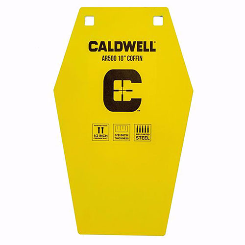 Los objetivos Caldwell AR500 de 10" son duraderos, resistentes a miles de disparos y perfectos para entrenamiento y competición, ¡no te los pierdas!
