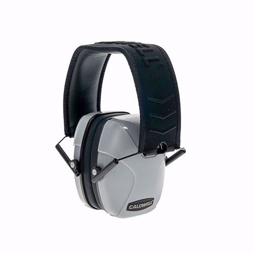 Las orejeras pasivas Caldwell ofrecen una protección auditiva de 30dB y 24dB NRR, con comodidad superior y diseño plegable, perfectas para todas las edades.