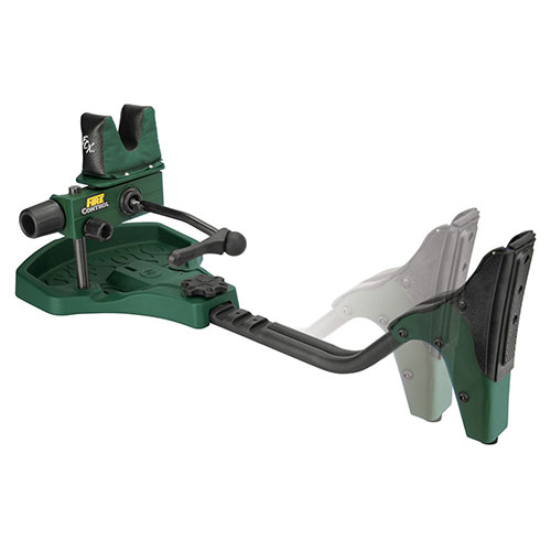 El Caldwell Lead Sled FCX combina la reducción de retroceso y el mecanismo Fire Control, ofreciendo precisión y comodidad en una plataforma de tiro avanzada.