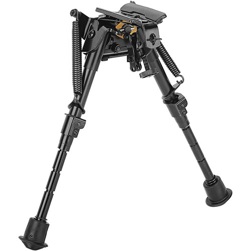 El bipode Caldwell® XLA ofrece un soporte estable para disparar, se ajusta a casi cualquier arma y tiene patas con muescas para fácil ajuste de altura.