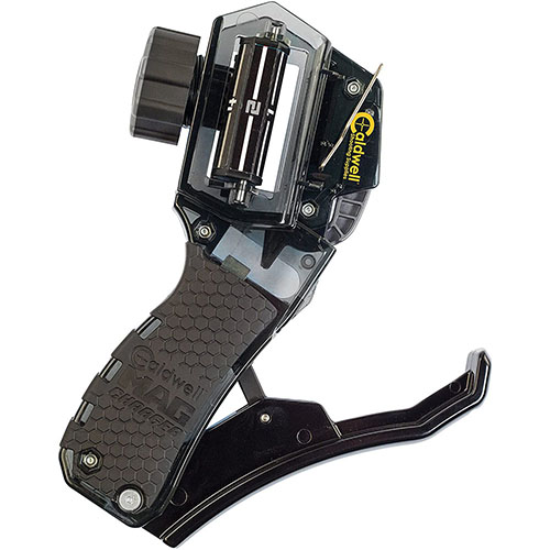El cargador universal Caldwell Mag Charger carga la mayoría de los cargadores de pistola, es fácil de usar y muy duradero, ideal para 9mm, .40S&W y más.