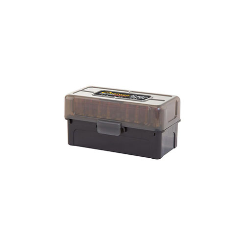 La caja de municiones Caldwell Mag Charger para .223/204 es resistente, almacena 50 cartuchos y se adapta perfectamente a tu AR-15 Mag Charger.