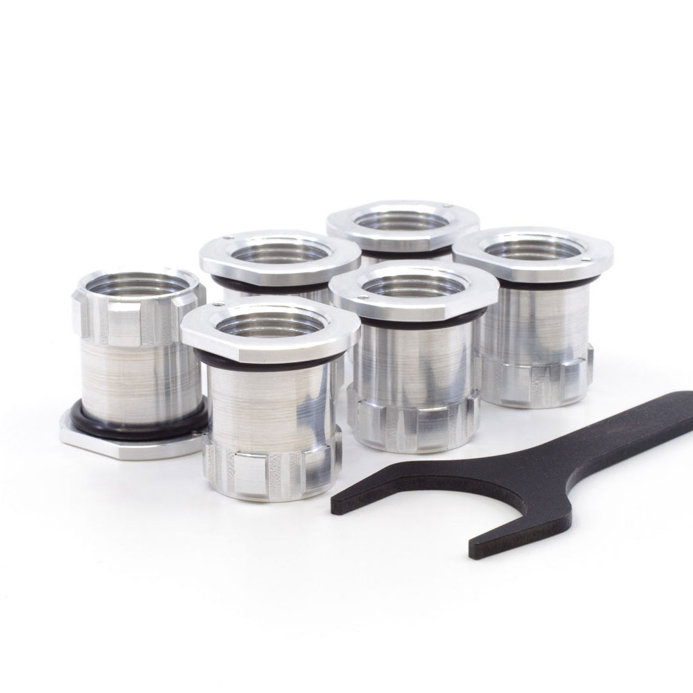Los bushings Lock-N-Load Free-Float te permiten cambiar dies rápida y fácilmente en tu Dillon Super 1050/RL1100, asegurando una alineación perfecta y munición concéntrica.