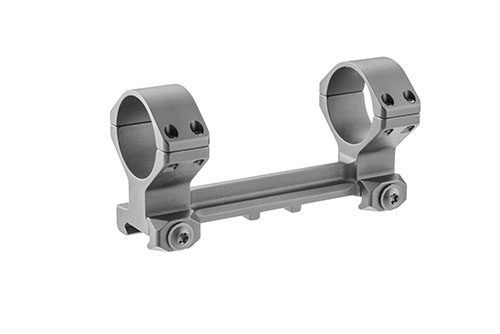 El montaje ultraligero ERATAC ofrece resistencia al retroceso, un diseño compacto para rifles de cerrojo y AR-10, y una interfaz sólida para rieles Picatinny.