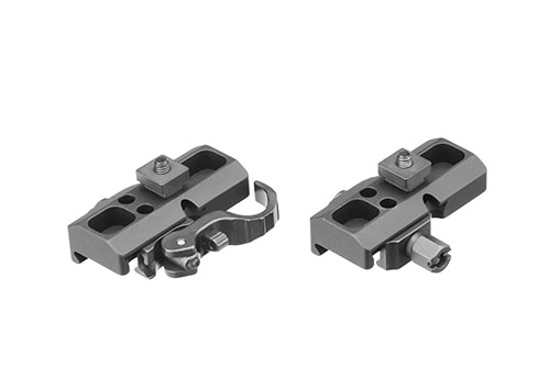 El T-Nut-Adapter para Harris nut de ERATAC te permite una rápida y segura instalación de accesorios, mejorando la versatilidad de tu equipo de tiro.