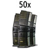 ¡Duplica tu capacidad de carga! Con el CROSS MAG 10/10, acopla fácilmente dos cargadores de 10 disparos, compatibles con .223Rem y más, sin herramientas.