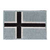 El parche Velcro de ULFHEDNAR con la bandera noruega es perfecto para personalizar tu equipo, disponible en rojo/blanco/azul o tan, mide 4 x 6 cm.