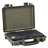 Protege tu arma con la maleta Explorer Cases 3005 GGB: resistente al agua, con bisagras metálicas, válvula de presión y bolsa de transporte incluida.