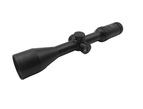 El visor Falke 2-12x50 Mil Dot ofrece un retículo iluminado, ajustes precisos de 0.1 MRAD y resistencia al retroceso, ideal para cualquier calibre.