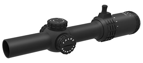 Con un zoom de 6x, el Falke 1-6x24 L4 ofrece imágenes nítidas, retícula iluminada para cacerías en baja luz y resistencia para uso en la naturaleza.