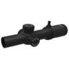 El FALKE 1-8x24 SAS ofrece precisión excepcional, ajustes de 0.1 MRAD, control de aumento, filtro intercambiable y resistencia al agua y niebla.