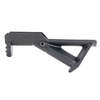 El Barricade Grip Picatinny es ligero, ofrece un agarre cómodo y seguro, con superficie antideslizante y frontal serrado para estabilizar tu rifle en cualquier superficie.