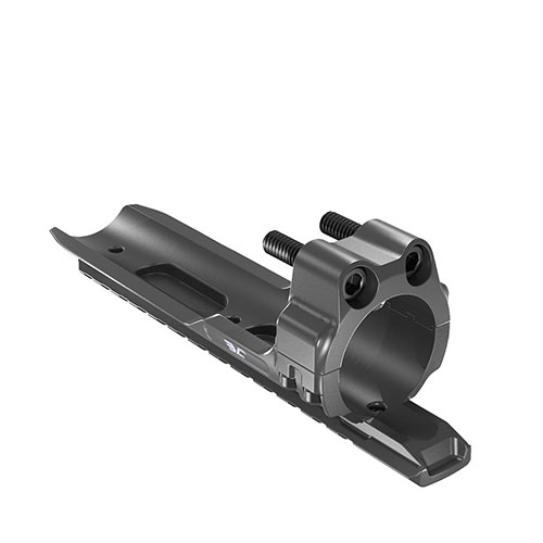 El soporte JAE Accessories - NVM Body and Base - BLK te permite montar ópticas nocturnas con un riel integral de 20 MOA, mejorando tu precisión en la oscuridad.
