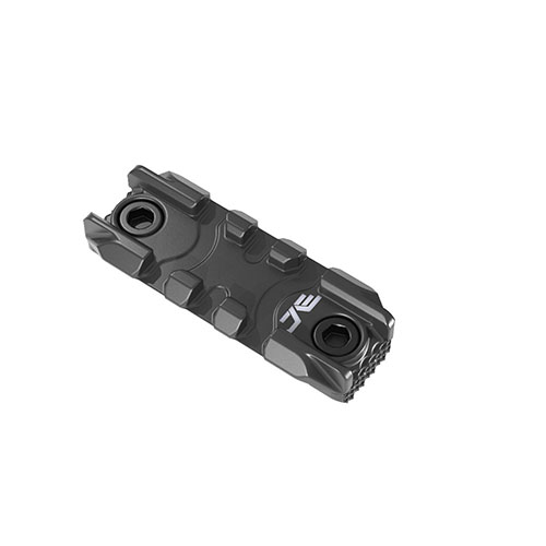 Los rieles M-LOK Picatinny de 2" permiten acoplar bipodes y accesorios con especificaciones 1913, compatibles con M-LOK FLUSH RAIL y ARCA RAILS.