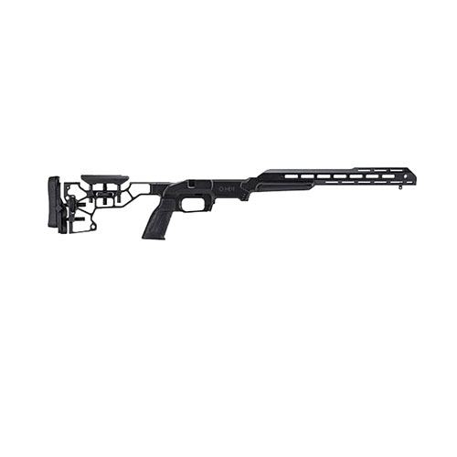 ¡Mejora tu precisión con el MDT ESS Chassis System Kit! Incluye un forend de 15", culata ajustable y empuñadura AR, todo para un confort y rendimiento óptimos.