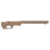 El MDT LSS-XL Gen 2 ofrece un forend más largo, utiliza culatas fijas estilo AR y acepta cargadores desmontables tipo AICS, ideal para tu Howa 1500.