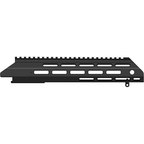 El MDT ESS Fore-end ofrece versatilidad con su riel de 15" y opciones de fore-ends más cortos o largos, perfectos para personalizar tu arma.