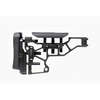 El MDT Skeleton Rifle Stock ofrece ajuste sin herramientas, adaptabilidad en altura y ángulo, y una opción de plegado para mayor comodidad y rendimiento.