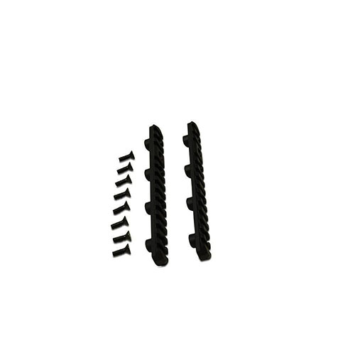 Los rieles Picatinny MDT de 6.5" para chasis HS3 son duraderos, de aluminio 6061-T6, y cuentan con un soporte QD, perfectos para personalizar tu rifle.