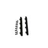 Los rieles Picatinny MDT de 6.5" para chasis HS3 son duraderos, de aluminio 6061-T6, y cuentan con un soporte QD, perfectos para personalizar tu rifle.