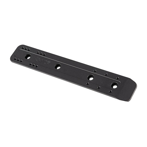 Los rieles MDT M-LOK ARCA son ideales para acoplar tu rifle a trípodes y bipodes, con un acabado anodizado duro y perfiles adaptables para múltiples superficies.