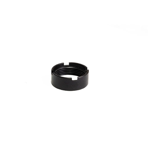 El MDT Castle Nut de aluminio es esencial para asegurar el Carbine Buffer Tube/Receiver Extension, garantizando durabilidad y estabilidad en tu arma.