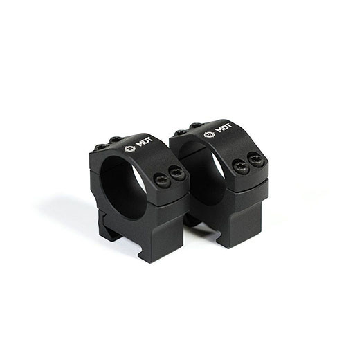 Los MDT Premier Scope Rings ofrecen un montaje sólido para tus ópticas, fabricados en aluminio de precisión y diseñados según la especificación STANAG 4694.