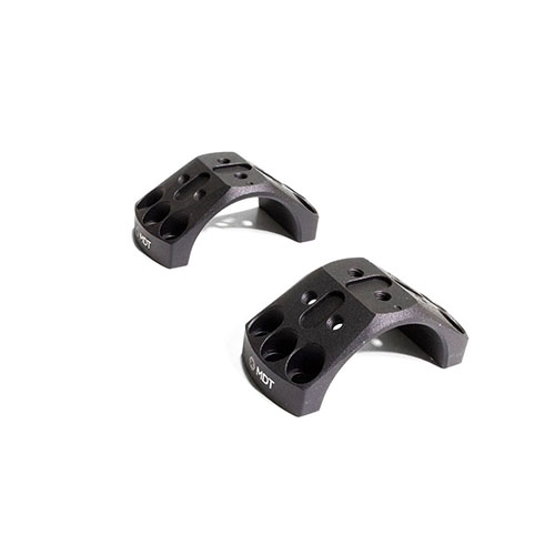 Los MDT Accessory Ring Caps permiten añadir rieles y placas RDS a tu montura de mira, compatibles con MDT One-Piece y MDT Elite, en posiciones 10:30, 12 y 1:30.