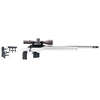 El MDT ACC Chassis para Remington 700 te permite ajustar el peso y equilibrio de tu rifle, incluye un sistema de gestión de peso y es compatible con revistas AICS.