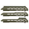 El MDT ESS Fore-end de 15" ofrece versatilidad con diferentes longitudes y rieles de montaje, ideal para personalizar tu rifle según tus necesidades.