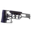El MDT Skeleton Rifle Stock V5 ofrece ajuste sin herramientas, permitiendo una adaptación perfecta en altura, inclinación y posición para mayor comodidad y rendimiento.
