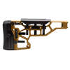 La MDT Elite Fixed Rifle Stock ofrece ajuste sin herramientas, permitiendo personalizar la altura y ángulo del riser y del buttpad para un perfecto confort y rendimiento.
