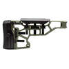 El MDT Elite Fixed Rifle Stock ofrece ajuste sin herramientas para mayor comodidad, con ajustes horizontales, verticales y de inclinación, ideal para ACC y ESS.
