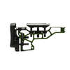 El MDT Skeleton Rifle Stock ofrece ajuste sin herramientas para mayor comodidad y rendimiento, con opciones de ajuste horizontal, vertical y de inclinación.