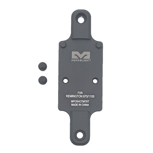 Mejora tu Remington 870/1100 con el MPO PRO-F, RED & RMR SHOTGUN PLATE de MEPROLIGHT, que ofrece una instalación fácil y una precisión excepcional en el tiro.