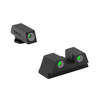 Las miras fijas Meprolight Tru-Dot ofrecen visibilidad mejorada y adquisición rápida del objetivo en cualquier condición, sin necesidad de baterías.