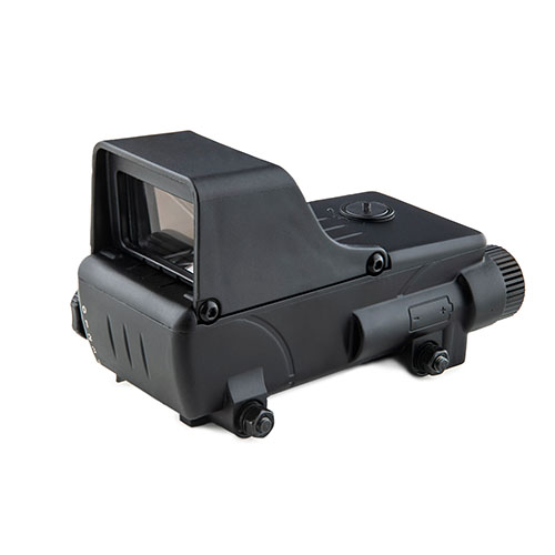 El MEPRO RDS ofrece un punto rojo de 2.0 MOA, 4 niveles de brillo, sensor de apagado automático y una ventana grande para adquisición rápida de objetivos.