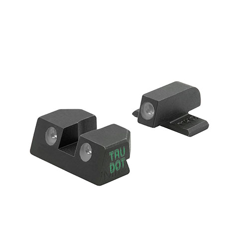 Mejora tu puntería con el Tru Dot FIXED PISTOL SET para SIG P238 G/G de MEPROLIGHT, que ofrece visibilidad superior en condiciones de poca luz.