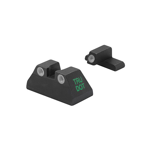 Meprolight® Tru-Dot® ofrece miras nocturnas autoluminadas que mejoran la puntería en condiciones de poca luz, aumentando la eficiencia de impacto en más del 85%.